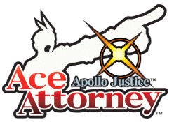 Apollo Justice: Ace Attorney 4 title screen for Nintendo DS